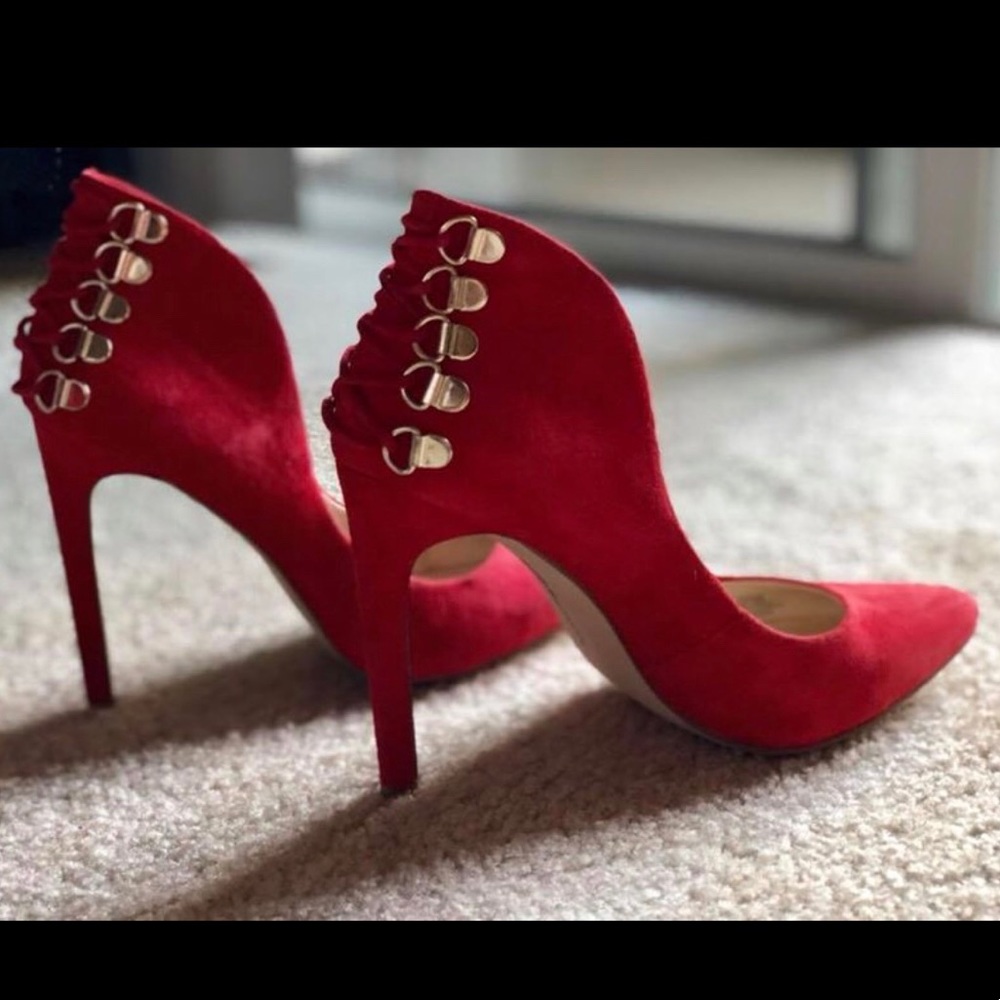 Red BCBG Heels